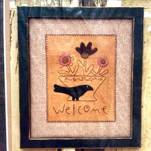 Buttermilk Basin Set 3 PATTERNS Wool Applique Americana Folk Art Primitive NIP